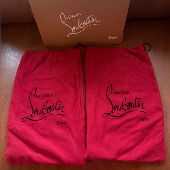 Christian Louboutin Marimalus Nappa Leather Spike Heel Pumps Black EU 39 NIB - Picture 9 of 14